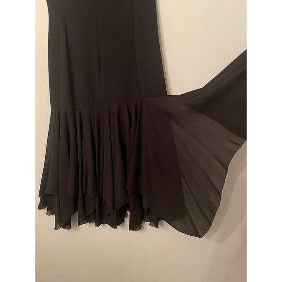 Ralph Lauren Collection Purple Label Midi Silk Black Cocktail Dress 4 Runway 09 - Picture 16 of 16